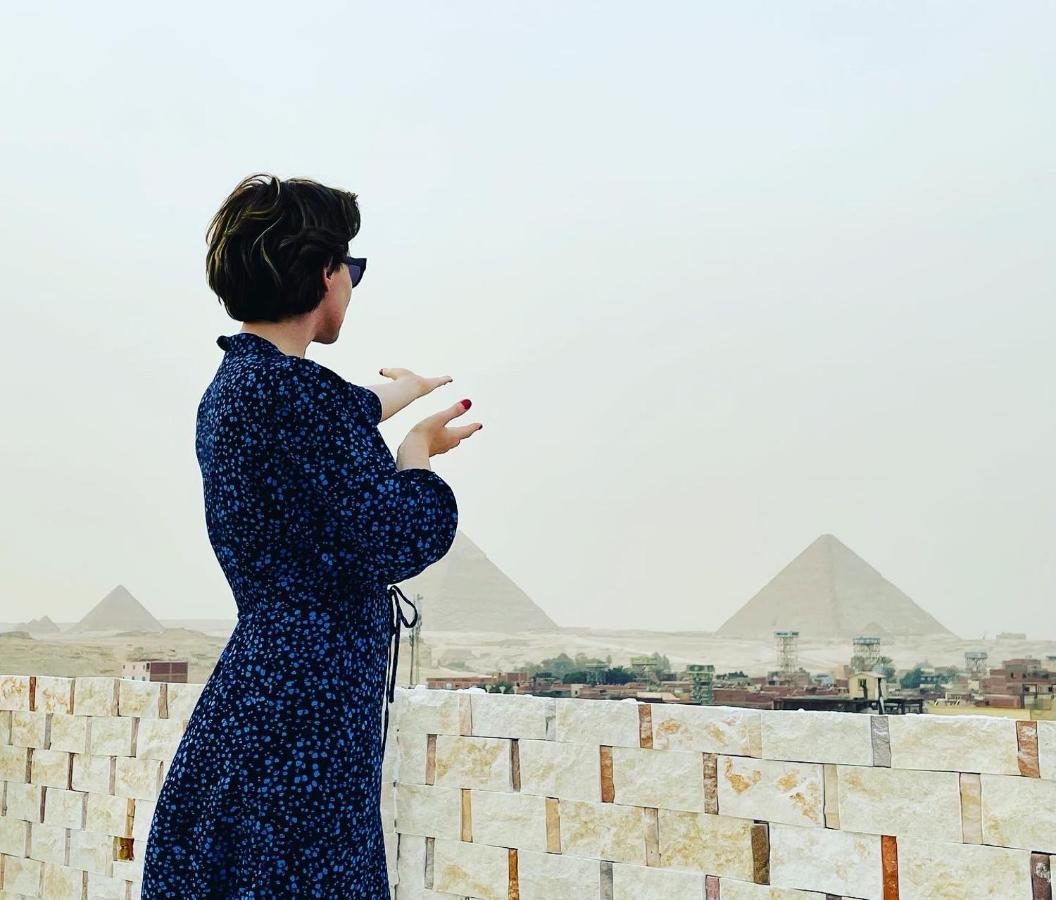 Golden Mask Pyramids Inn Kafret el-Gabal Exterior photo