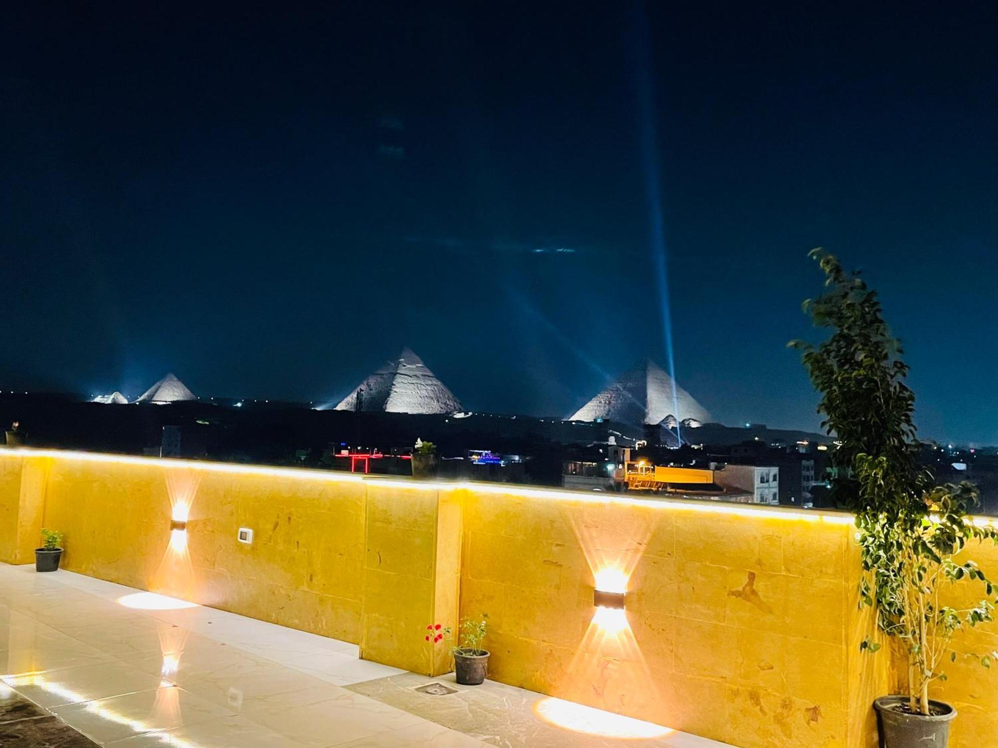Golden Mask Pyramids Inn Kafret el-Gabal Exterior photo