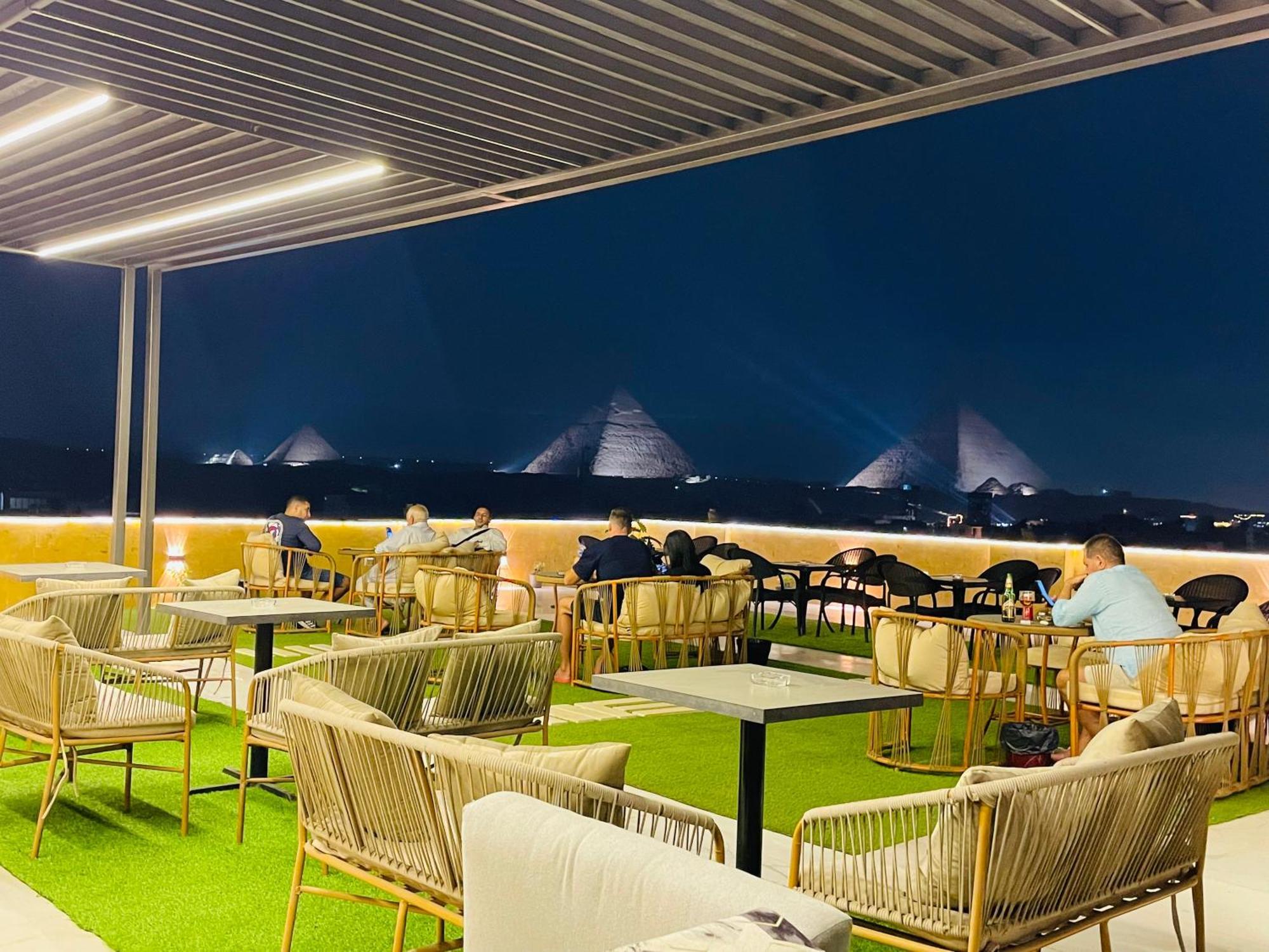 Golden Mask Pyramids Inn Kafret el-Gabal Exterior photo