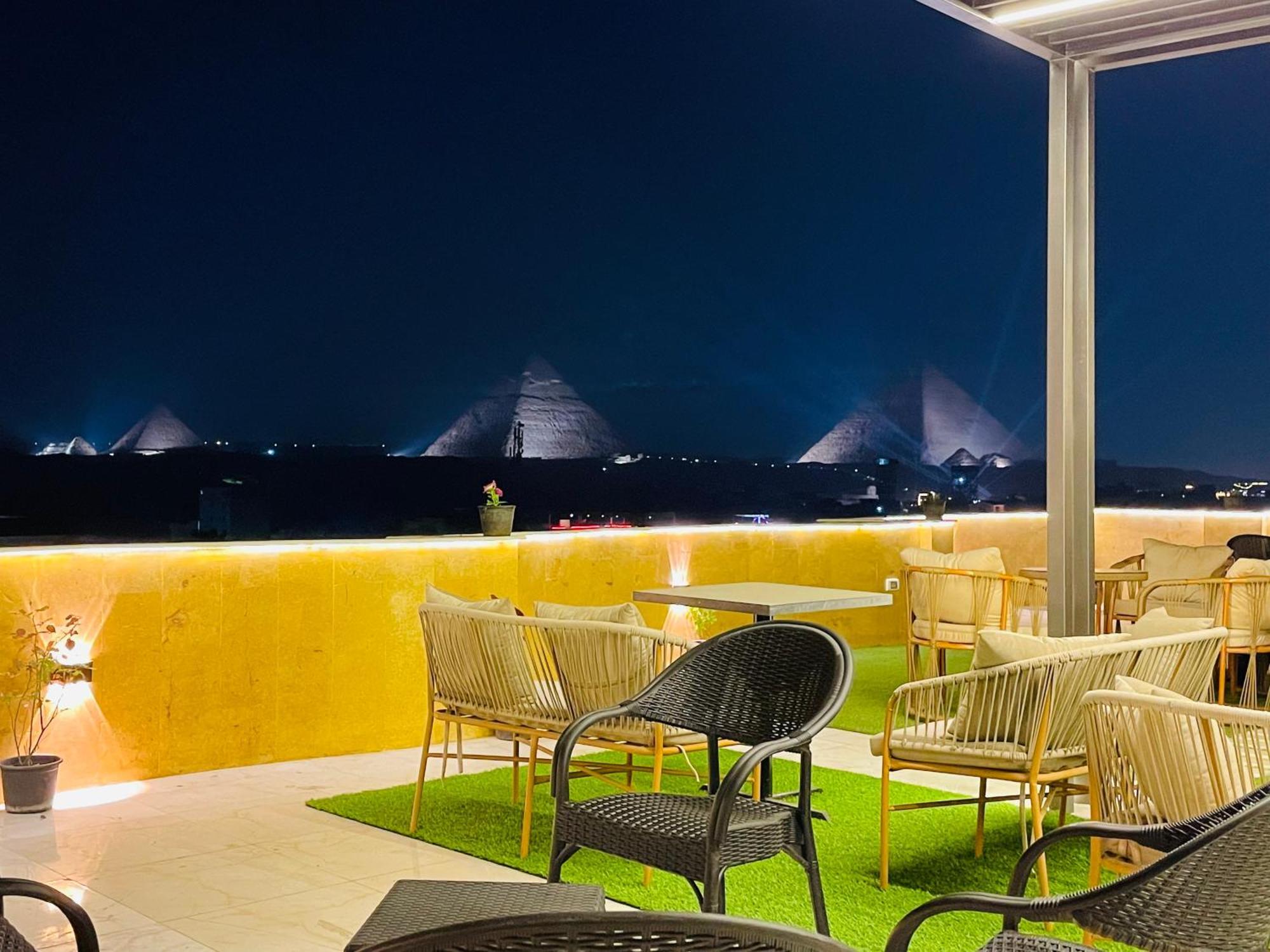 Golden Mask Pyramids Inn Kafret el-Gabal Exterior photo