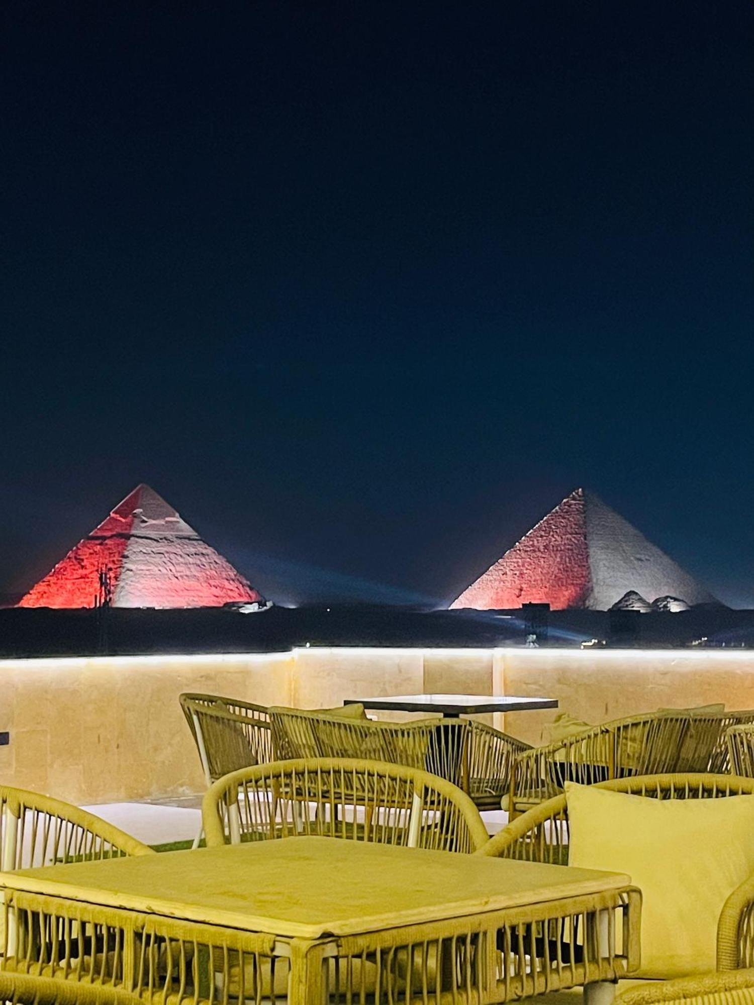 Golden Mask Pyramids Inn Kafret el-Gabal Exterior photo