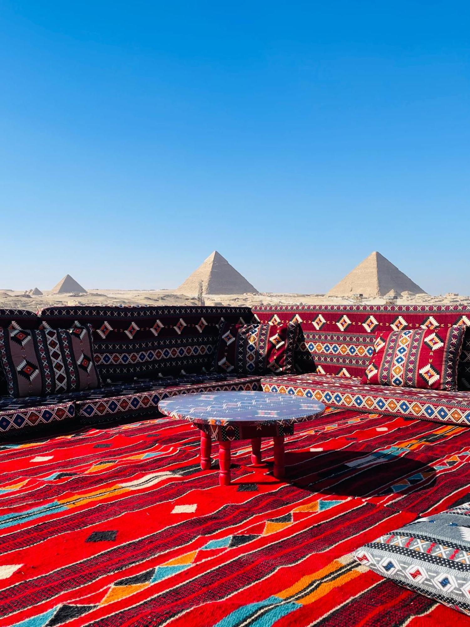 Golden Mask Pyramids Inn Kafret el-Gabal Exterior photo